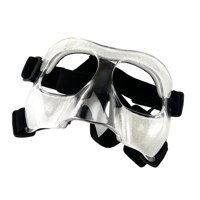 Magideal - Máscara De Baloncesto Con Protector Nasal, Máscara De Sóftbol Transparente, Mascarilla Deportiva Irrompible Con Correa Elástica Ajustable, Cubierta Fa