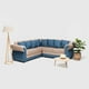 thumbnail image 1 of Seccional New Irlanda Bi Beige Azul, 1 of 6