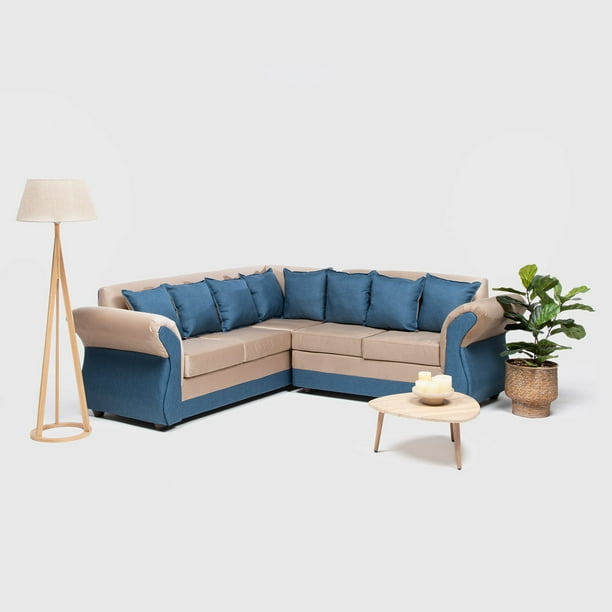 Seccional New Irlanda Bi Beige Azul