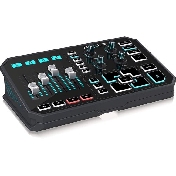 Plataforma Broadcaster TC-Helicon GoXLR con mezclador de 4 canales Windows