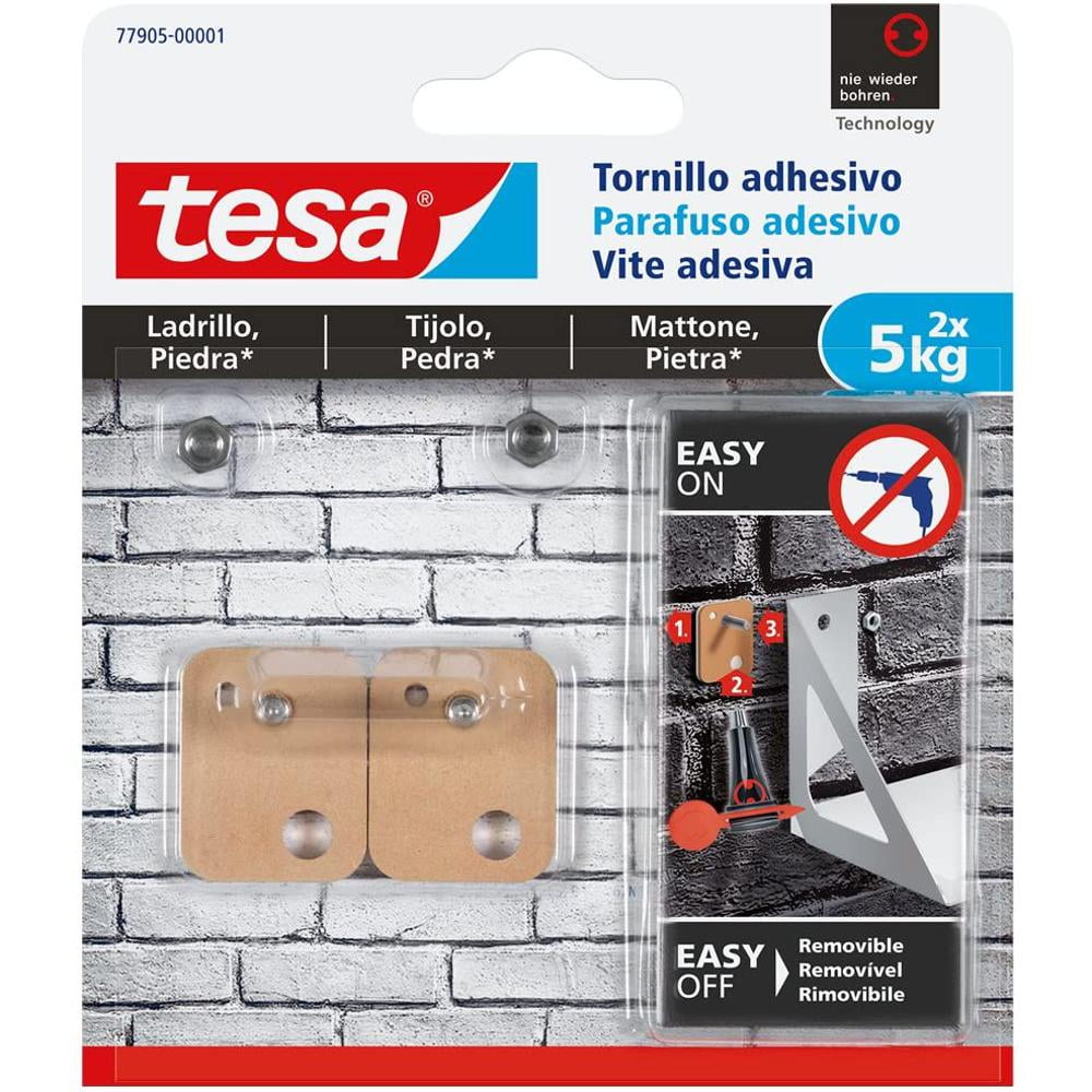 Tornillos Adhesivos Para Ladrillo / Piedra / Hormigón 5kg 2 Un. - Tesa