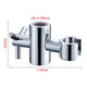 thumbnail image 5 of Soporte de repuesto para ducha de mano. Barra deslizante ajustable en altura y ángulo. Soporte de ducha de latón macizo, color plata, 24 mm/25 mm., 5 of 8