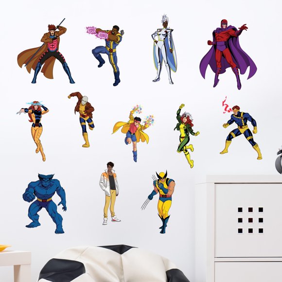Calcomanías de Pared X-Men (12 unidades) WALL PALZ - Autoadhesivas