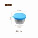 thumbnail image 1 of Vasos para Condimentos Suxumhao con Tapas Plateado y Azul 40 ml 6 Piezas, 1 of 2