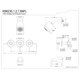 thumbnail image 2 of Grifo Kingston Brass KB8231NFL NuWave French para tina y regadera, 2 of 2