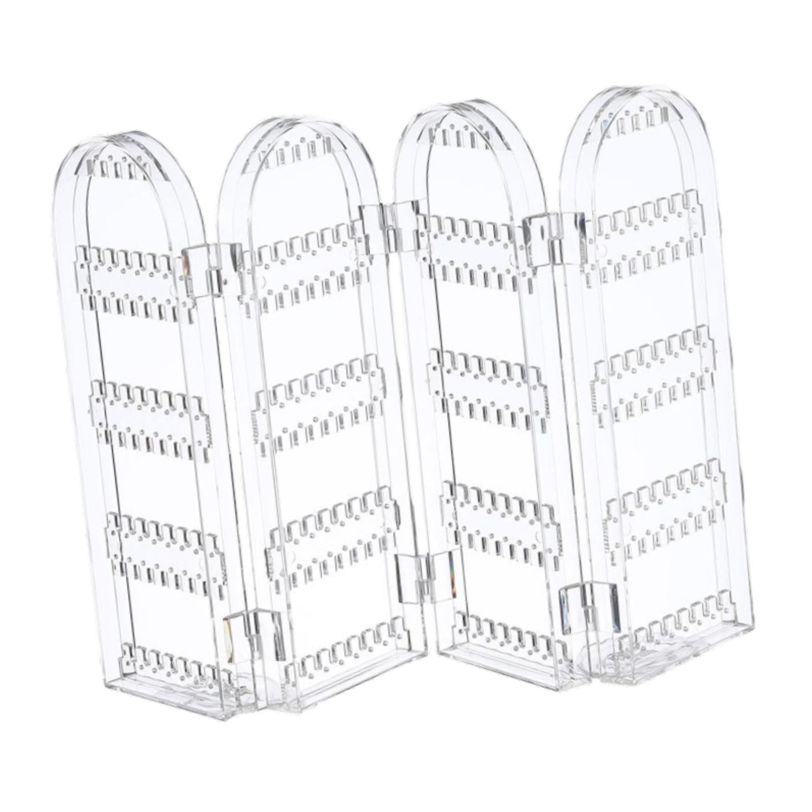 Magideal - Organizador De Pendientes Plegable, Soporte Para Colgar Joyas, Expositor De Escritorio, Organizador De Joyas Para Collares, Mostradores, Tiendas Y 4 Pantallas