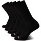 thumbnail image 1 of Calcetines deportivos Reebok Reebok, 5 unidades, para hombre, tallas 6 a 12,5, color negro, 1 of 8