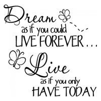 Rienda Libre Graphics - Decomural Live For Today Inspirational Ws-17330