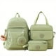 thumbnail image 1 of 4pcs Kawaii Candy Color Laptop Backpack, Casual Preppy Style Travel Schoolbag With Tote Bag Pencil Case And Coin Purse, 1 of 5