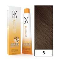 Gkhair - - Tintura Cream Color Permanente Vegana 100Ml + Oxidante - 6 Rubio Oscuro