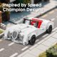 thumbnail image 2 of IBLOTIME Speed Champion Set de Construcción de Autos de Carrera, 302 Piezas, Modelo de Auto Deportiv, 2 of 5