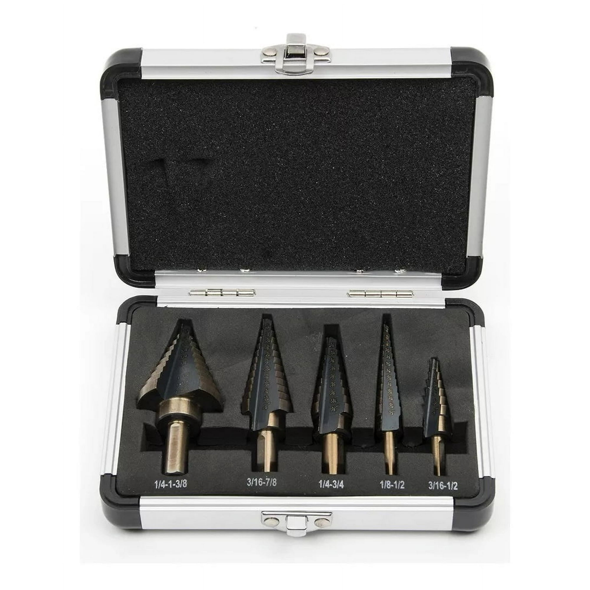 Genérico - Set X5 Brocas Escalonadas Para Metal Brocas Herramientas