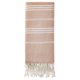 thumbnail image 1 of REGALWOVEN 1 Paquete Toalla de Playa Turca a Rayas con Flecos, Secado Rápido, Libre de Arena, Funcional Como Toalla de Playa, Toalla de Baño, Esterilla de Yoga Marrón 71" x 35", 1 of 7