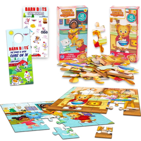 Set de Rompecabezas Daniel Tigre 18 Piezas para Niños Pequeños