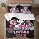 thumbnail image 1 of Kuromi Soft 3D Printed Duvet Cover Bedding Set with Comforter Cover 3 Piece Set, 1 of 5