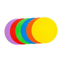 Magideal - Marcadores De La Práctica De Agilidad De Conos Planos, Discos Planos De 9 Pulgadas, Manchas En Reposo, Marcadores De Cancha De Campo Para Prácticas De 6 Piezas