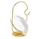 thumbnail image 1 of Caja De Jabón Contenedor De Moda Estante De Esponja Para Suministros Baños De Encimera Blanco Y Dorado, 1 of 5