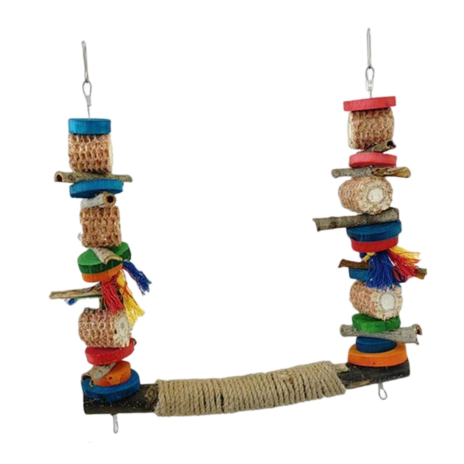 Juguete Colgante Para Aves Uucntr Multicolor