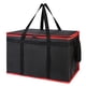 thumbnail image 1 of Bolsa aislante para entrega de alimentos Bodaon XXXL, negra y roja, 79 L, 1 of 6