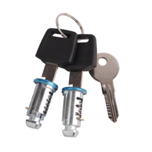 Magideal - Cerraduras Para Portaequipajes De Techo, Núcleo De Bloqueo, Cerraduras Para Suv De Fácil Instalación, Llaves, Accesorio Premium, Cerraduras De Barra T 2 Núcleos De Bloqueo