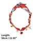 thumbnail image 3 of REGALWOVEN 1 Pc Collar de Bufanda Duradero con Encanto Ajustable Choker Declaración para Mujeres Naranja Azul Blanco, 3 of 5