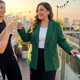 thumbnail image 2 of Agnes Orinda Chaqueta de Traje Casual de Negocios para Mujer Tallas Grandes con Solapa y Botón de Manga Larga 4X Verde Oscuro, 2 of 8