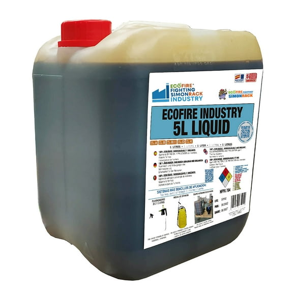 Extintor De Fuego Ecofire Fighting Industry Bidón De 5 Lt
