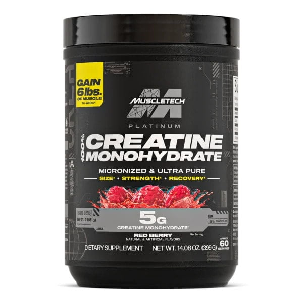 Muscletech - Creatina Platinum 392g Red Berry