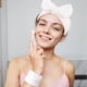 thumbnail image 3 of Diadema De Spa Para Lavarse La Cara Y Correa De Muñeca A Juego, Diadema Difusa Para El Cuidado De La Piel Para Adolescentes Y Niñas, Diadema Suave Para Maquillaje Facial Para Niños, 3 of 4