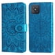 thumbnail image 4 of Funda tipo cartera FOXDOCK para OPPO Reno4Z 5G , diseño girasol en relieve, cuero PU, cierre magnético, soporte y tarjetero, 4 of 5