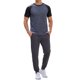 thumbnail image 2 of INSPIRE CHIC Camiseta de Hombre Raglán de Manga Corta Cuello Redondo Casual Camisetas de Béisbol XL Azul Marino, 2 of 6