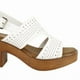 thumbnail image 5 of Sandalia New Walk Plataforma Troquelada Blanca, 5 of 6