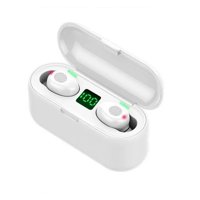 Genérico - Audifonos Inalambricos Bluetooth Magnetico Indicador Blanco