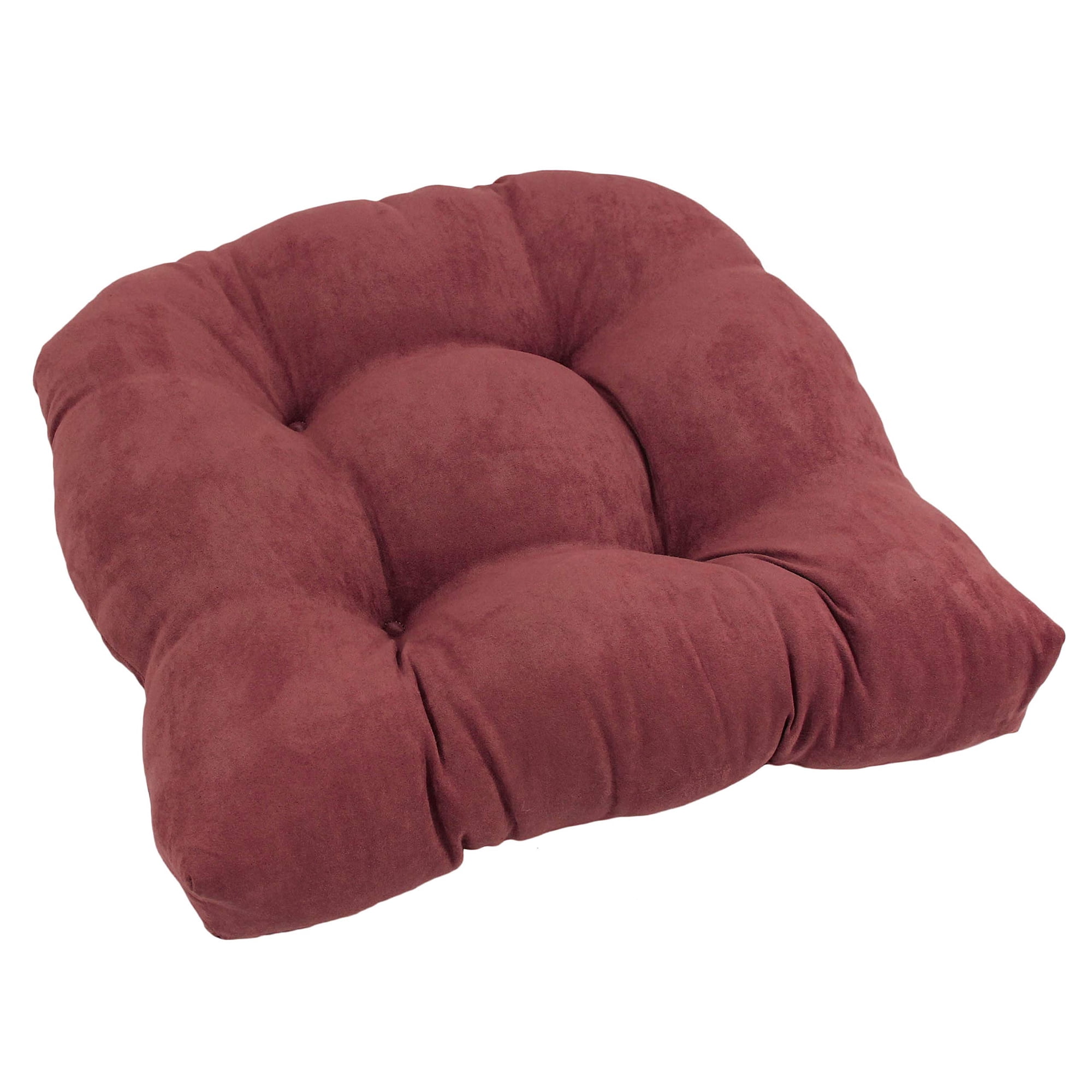 Cojín Para Silla Blazing Needles, Microgamuza, Respaldo Redondeado, Rojo