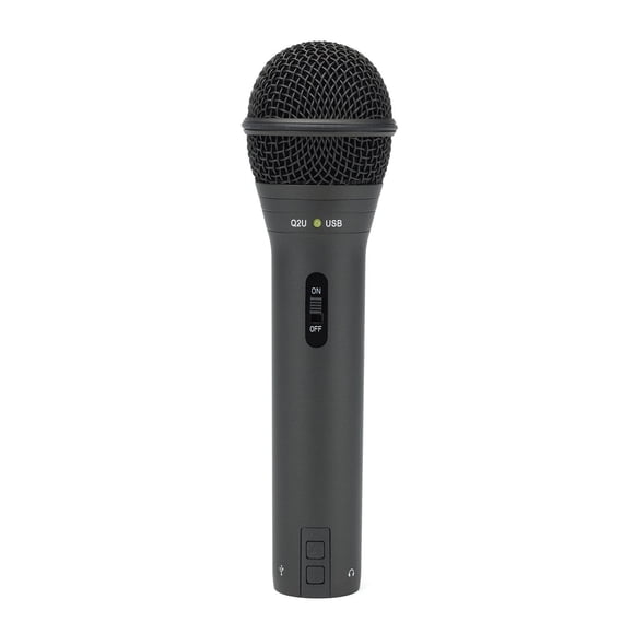 Micrófono Samson Q2U USB/XLR Dynamic Recording Podcast Pack