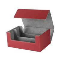 Bothyi - Caja Para Mazo De Cartas, Almacenamiento, Cartas De Juego Coleccionables, Contenedor Organizador Para Pasatiempos, Color Rojo