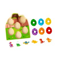 Magideal - Peglón De Madera Rastización Del Juego Color De Clasificación Rompecabezas Rompecabezas De Madera Para Niños Pequeños Para 1 2 Niños Preescolares De 3