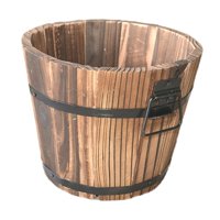 Ioensy - Cubo De Flores 2 Tamaños Diferentes Redondo Para Patio Jardín Patio Balcón L