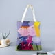 thumbnail image 2 of Ben y Holly Bolso de tela con estampado de lienzo para mujer, bolsa de compras reutilizable y estética, con cremallera interior, regalo para mujer,40*45cm., 2 of 6
