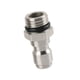 thumbnail image 5 of Conector De Liberación Rápida De 1/4 De Acero Inoxidable Resistente Para Postes De Extensión, Mangueras, Rosca Macho, 5 of 5