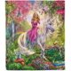 thumbnail image 1 of Unicorn Throw Blanket Soft Lightweight Plush Flannel Fleece Blanket with Princess Riding Unicorn Print Pattern for Couch Sofa Bed Travel All Season Blanket for Kids Girls Single, 1 of 5