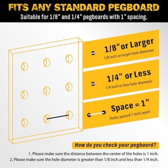 Kit Ganchos Panel ELEAD 297 Piezas Acero Plastico Universal