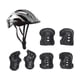 thumbnail image 1 of Muelas De Rodilla Del Casco Para Patinetas Para Niños Puestos Para Niños Al Aire Libre Niños Negros, 1 of 5