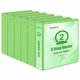 thumbnail image 1 of Carpeta COMIX de 2 pulgadas, 3 anillas, pack de 6, verde claro, 1 of 7