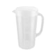 thumbnail image 3 of Taza Medidora Con Asa, Jarra Medidora Transparente De 2L Para Cocinar Líquido En Restaurante, 3 of 3