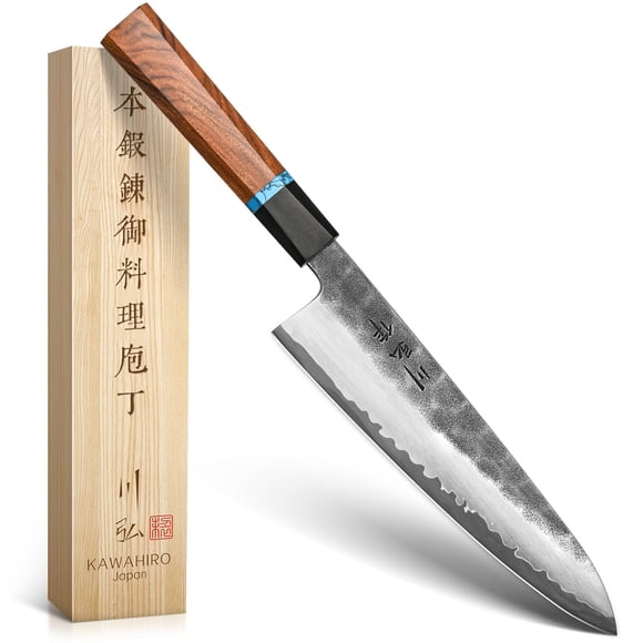 Cuchillo de Chef KAWAHIRO 20 cm Acero VG10 Forjado a Mano