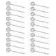 thumbnail image 1 of 20Pcs en blanco cabujón cuentas pinza para el cabello base redonda 12mm Plata, 1 of 5