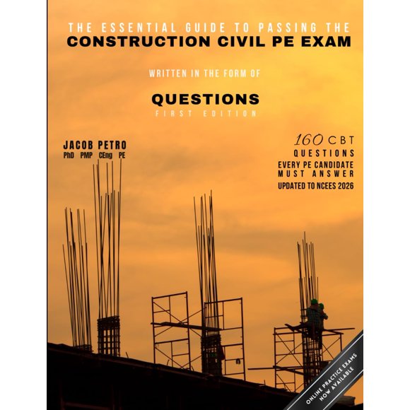 Libro de Petro Publications: Preguntas del Examen PE de Ingeniería Civil