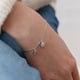thumbnail image 2 of Pulsera con un Ángel de la Guarda y un Corazón de Plata 925, 2 of 2