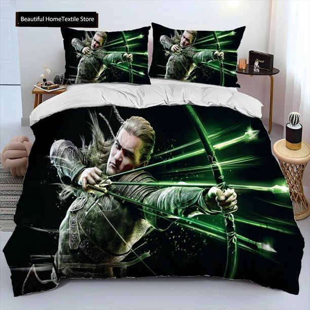 L-Lord Of The Rings H-Hobbit Comforter Bedding Set,Duvet Cover Bed Set Quilt Cover Pillowcase,king Queen Size Bedding Set BoysBed Sheets
